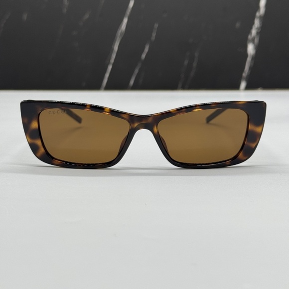 NEW GUCCI SQUARE HAVANA WOMEN SUNGLASSES GUCCI GG1681S 004 EYEWEAR